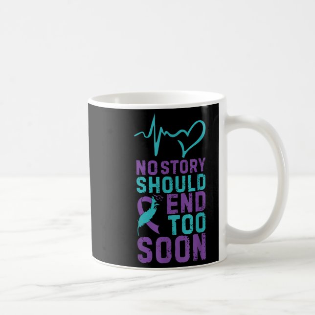 Caneca De Café Nenhuma História Deve Terminar Muito Cedo  (Direita)