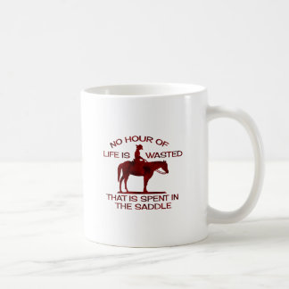 Caneca De Café nenhuma hora da vida é desperdiçada oxidou red.png