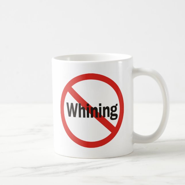 Caneca De Café Nenhuma lamentação (Direita)