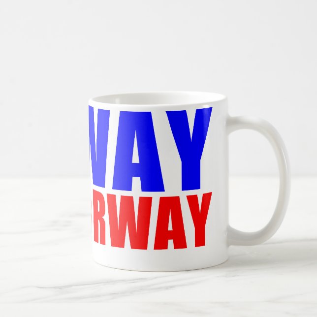 CANECA DE CAFÉ NENHUMA MANEIRA MAS NORUEGA (Direita)