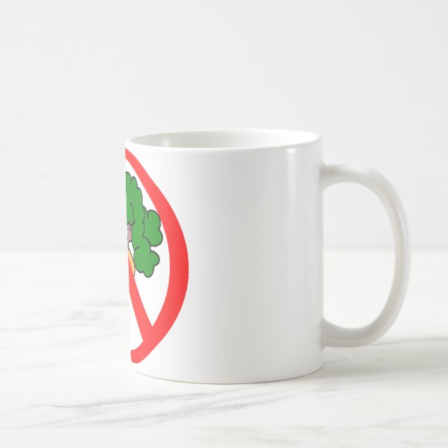 Caneca De Café Nenhumas cenouras! (Direita)