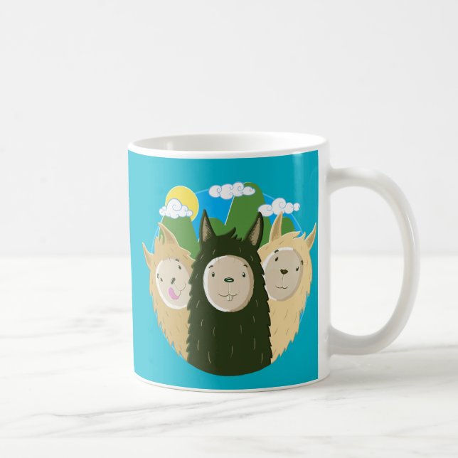 Caneca De Café Nenhuns irmãos dos lamas do drama (Direita)