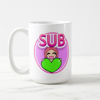 Caneca De Café Neomotoko's Sub Love Emote Mug