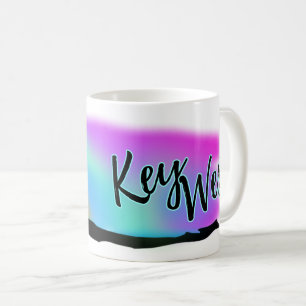 Caneca De Café Neon Beach Skies Em Key West