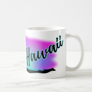 Caneca De Café Neon Beach Skies No Havaí