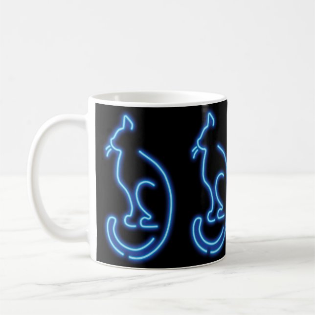 Caneca De Café Neon Cat legal (Esquerda)
