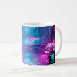 Caneca De Café Neon Depois da Meia-Noite