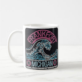 Caneca De Café Neon Frankfort Michigan