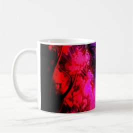 Caneca De Café Neon Goddess in Enchanted Forest