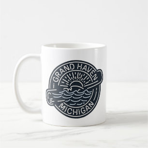 Caneca De Café Neon Grand Haven Michigan
