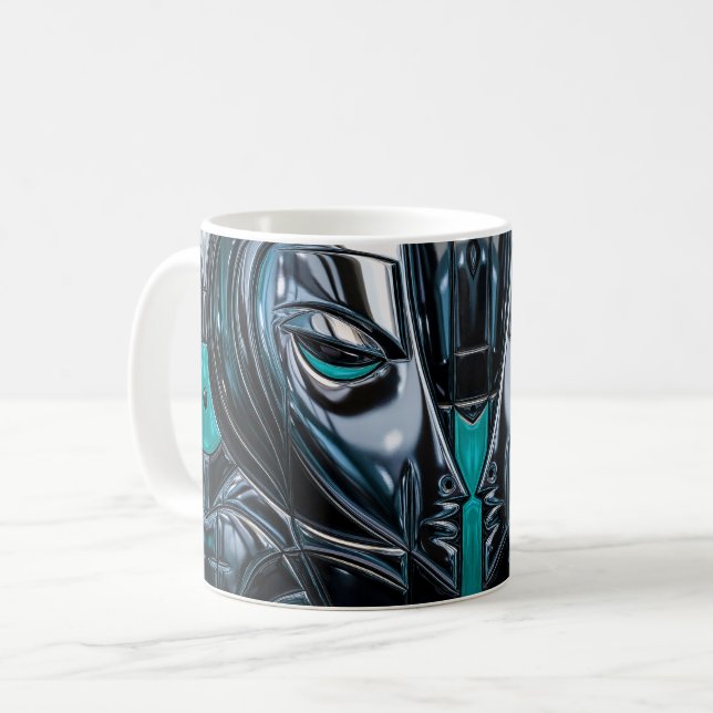 Caneca De Café Neon Metal Muse (Frente Esquerda)