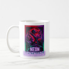 Caneca De Café Neon Nightmares - Sonhe escuro