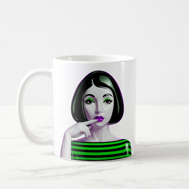 Caneca De Café Neon Noir Muse (Esquerda)