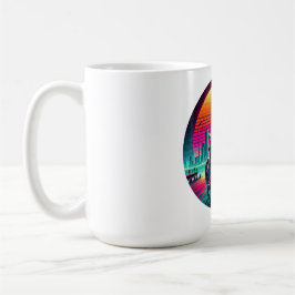 Caneca De Café Neon Rider