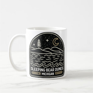 Caneca De Café Neon Sleeping Bear Dunes Michigan