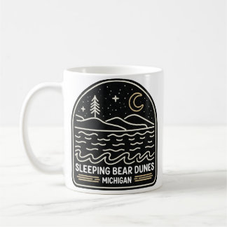 Caneca De Café Neon Sleeping Bear Dunes Michigan
