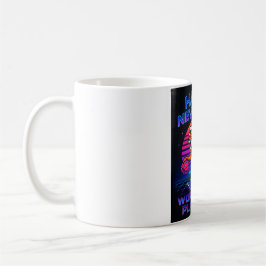 Caneca De Café Neon Tiger Happy New Year - Retro 80s Motivational