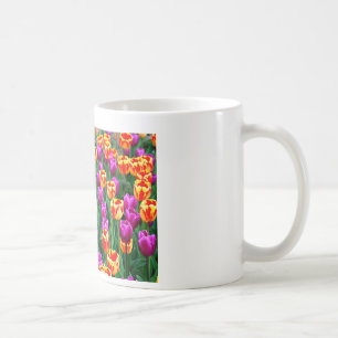 Caneca De Café Neon Tulips