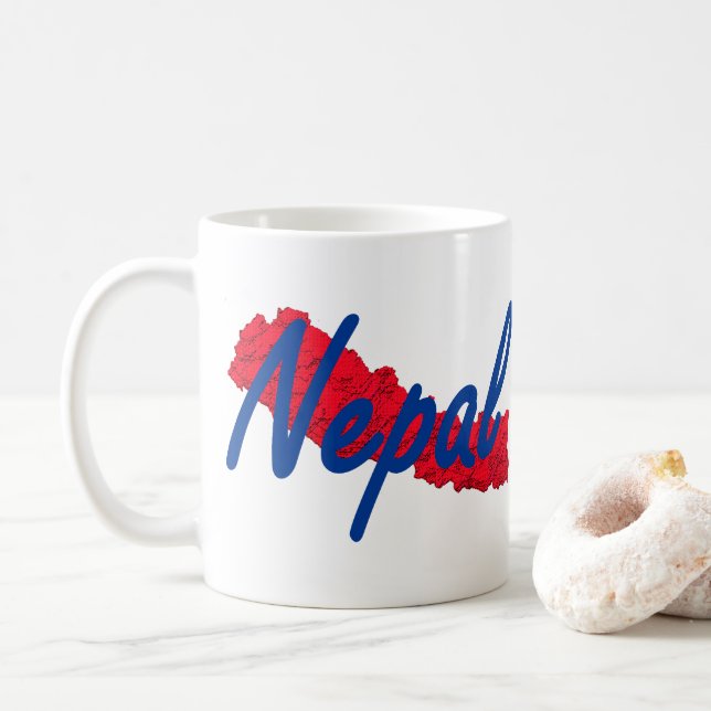 Caneca De Café Nepal (Com Donut)
