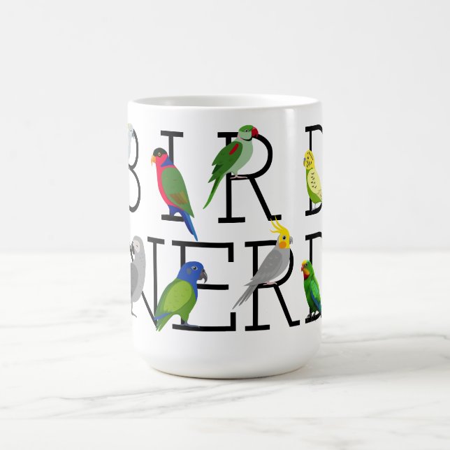 Caneca De Café Nerd De Aves - Coffee Mug (Centro)
