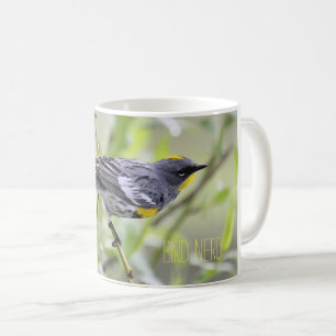 Caneca De Café Nerd de aves Warbler