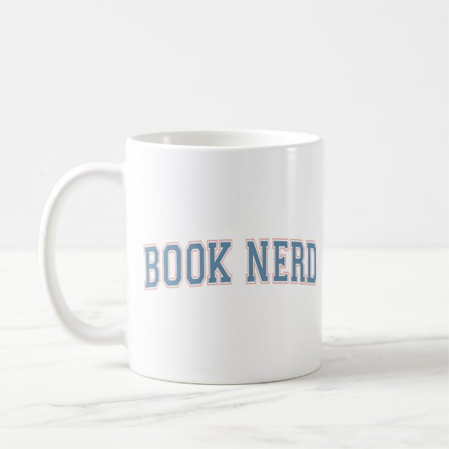 Caneca De Café Nerd de Livro (Esquerda)