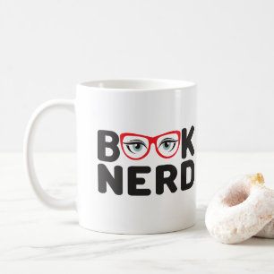 Caneca De Café Nerd de Livro