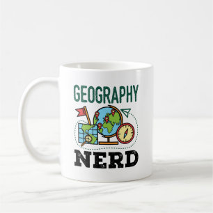 Caneca De Café Nerd geográfico