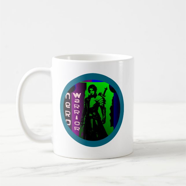 Caneca De Café Nerd Warrior (Esquerda)