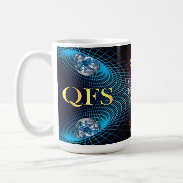 CANECA DE CAFÉ NESARA/GESARA QFS V2.0 CAFFEE MUG (Esquerda)