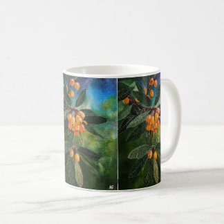 Caneca De Café Nêsperas em pintura da primavera de abril por Alfr