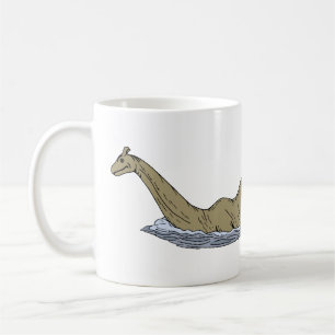Caneca De Café Nessie, o monstro do Ness Loch