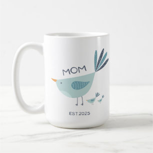 Caneca De Café Nest of Love - Mama Bird Art