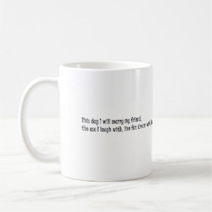 Caneca De Café Neste dia eu vou me casar com meu amigo