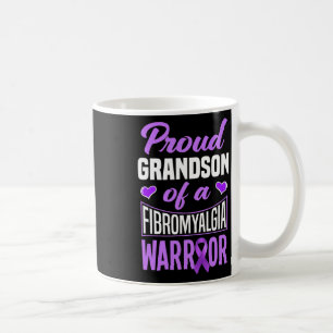 Caneca De Café Neto Orgulhoso De Um Guerreiro De Fibromialgia 1