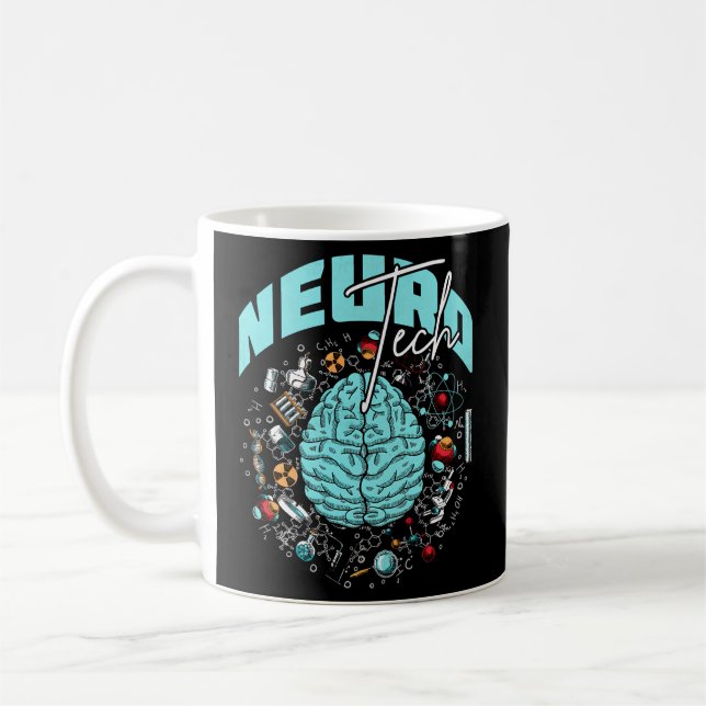 Caneca De Café Neuro Tech Neurologist (Esquerda)