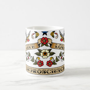 Caneca De Café Neurociência viva do amor