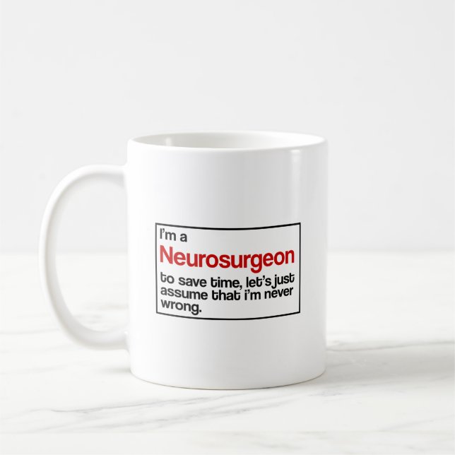 Caneca De Café Neurocirurgião (Esquerda)