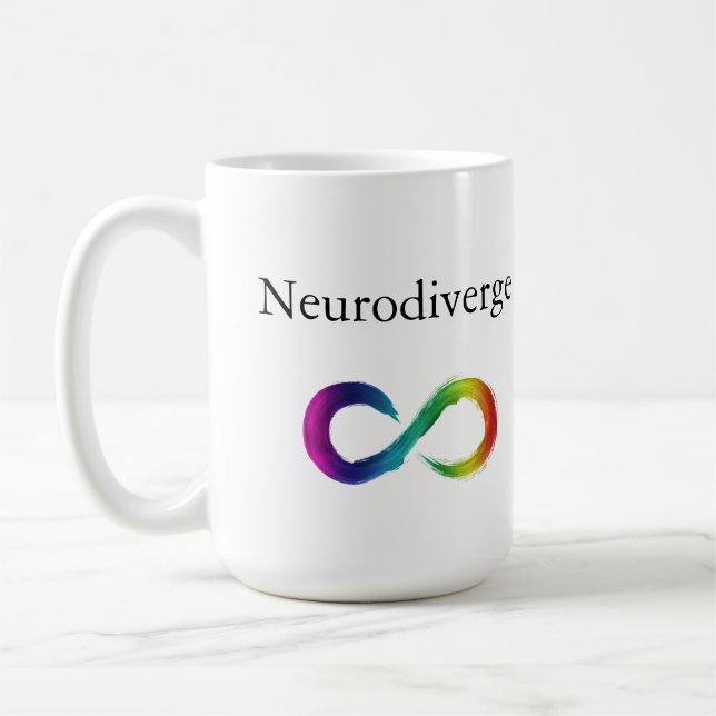 Caneca De Café Neurodivergente (Esquerda)