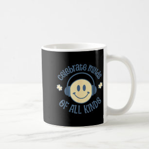 Caneca De Café Neurodiversidade celebra mentes de todos os tipos