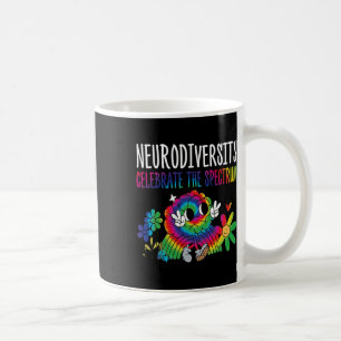Caneca De Café Neurodiversidade Cérebro Autismo Sensibilização e 