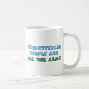 Caneca De Café Neurodiversidade Humor Engraçado Aspie Piada Auti