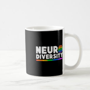 Caneca De Café Neurodiversity Autism Adhd Saúde Mental Consciênci
