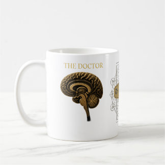 Caneca De Café Neurologia de Luxo Anatomia do Cérebro | Médico Pe