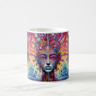 Caneca De Café Neuroscience Psychedelic Art