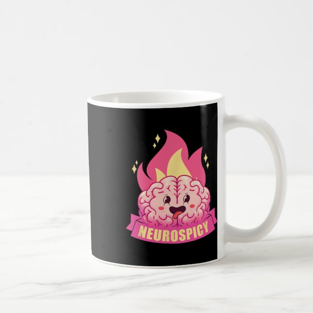 Caneca De Café Neurospicção Adhd Asd Autism Kawaii B (Direita)
