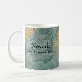 Caneca De Café Nevada O Estado Turquesa