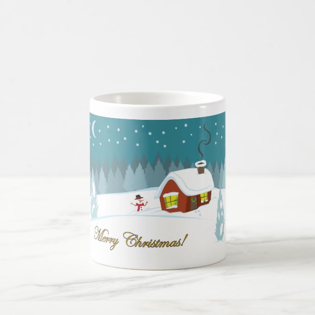 Caneca De Café Neve de inverno (Centro)