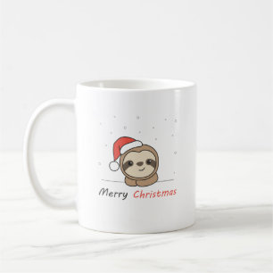 Caneca De Café Neve de Natal Lenta Animais de inverno