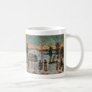 Caneca De Café Neve em abril por Maurice Prendergast, Arte Antiga